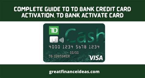 td bank contactless card activation|td bank activate chip card.